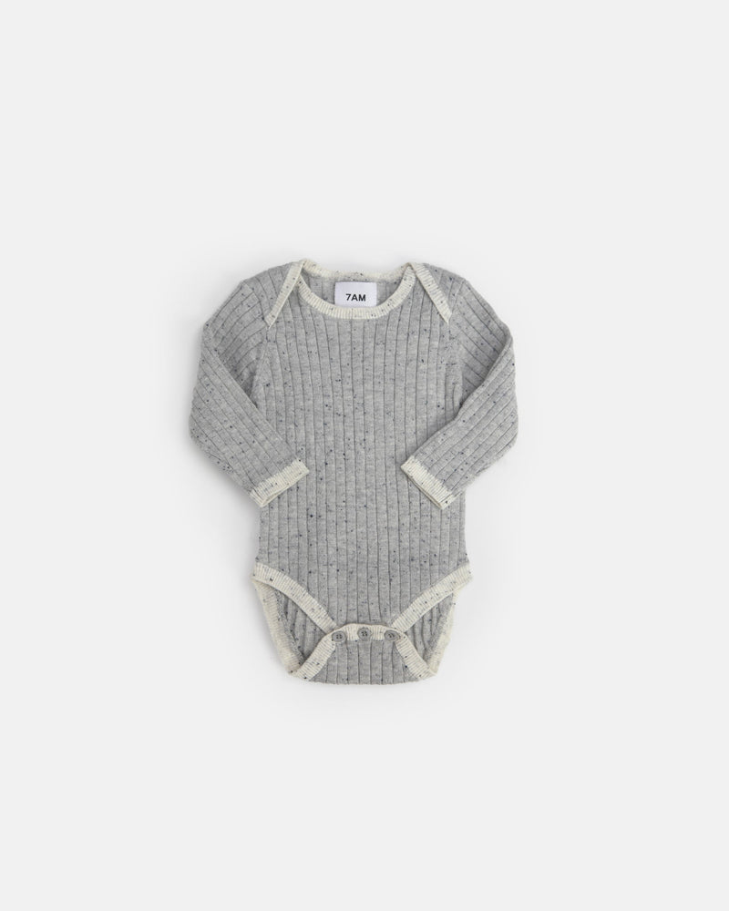 7AM Enfant - Long Sleeve Bodysuit - Hug Me