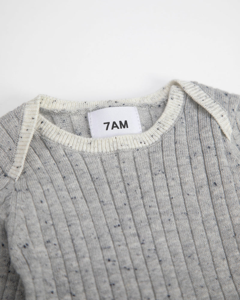 7AM Enfant - Long Sleeve Bodysuit - Hug Me