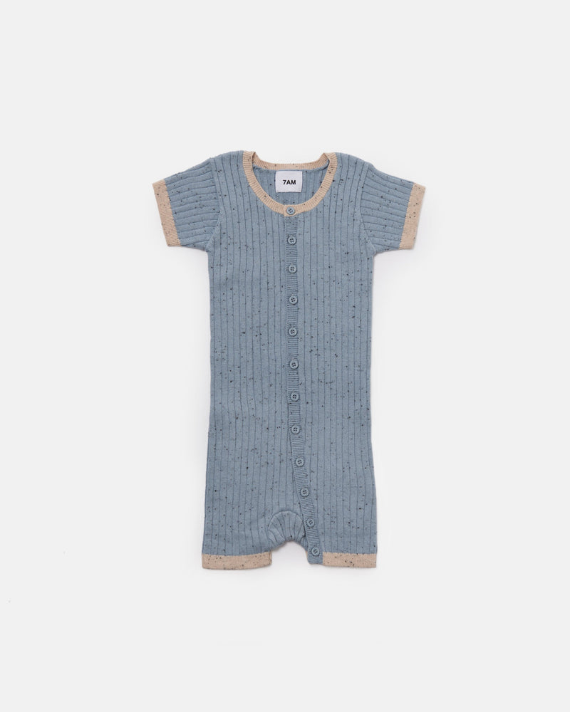 7AM - Short Sleeve Romper - Hug Me | Baby & Toddler Short-Sleeve One-Piece