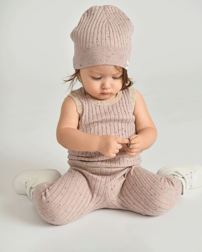 7AM - Tank Top - Hug Me - Ash Rose - 18-24M