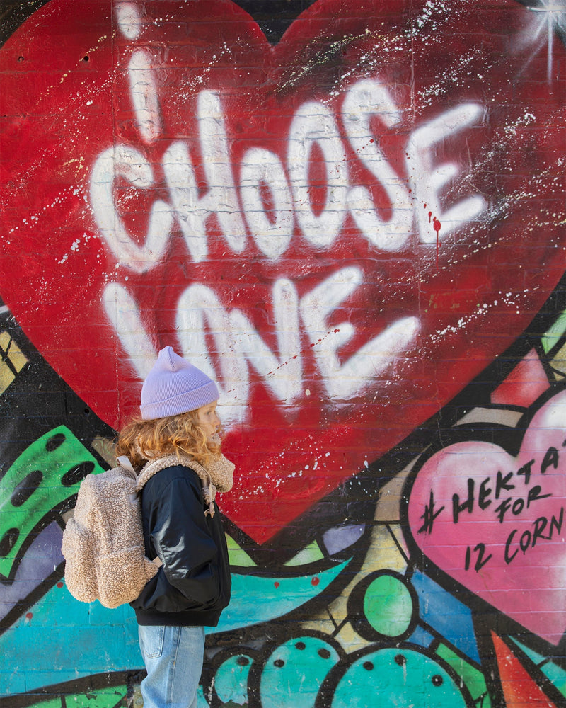 7AM - Teddy Backpack - Oatmeal - OS