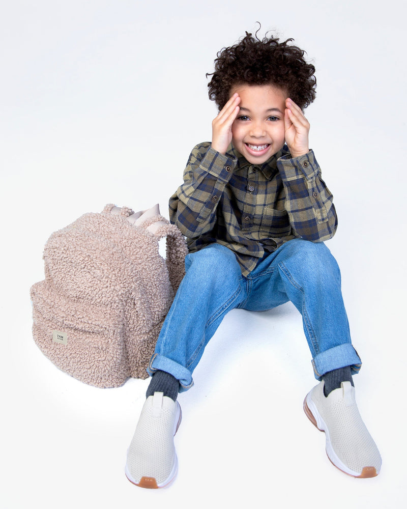 7AM - Teddy Backpack - Oatmeal - OS