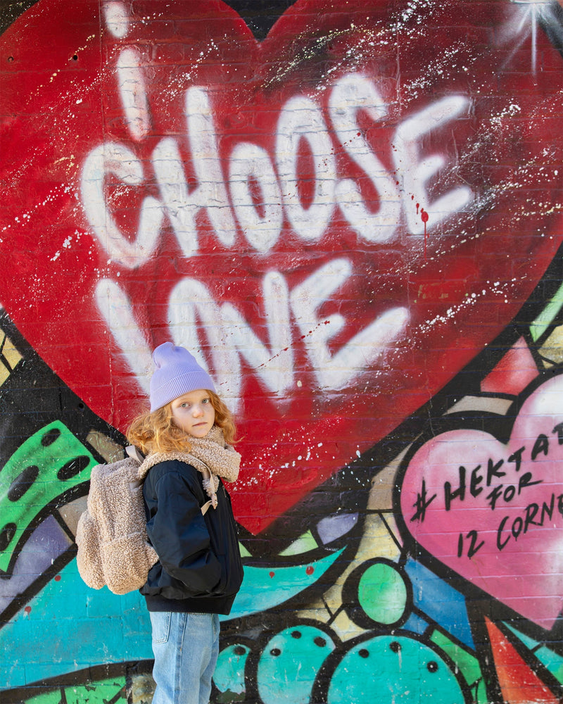 7AM - Teddy Backpack - Oatmeal - OS