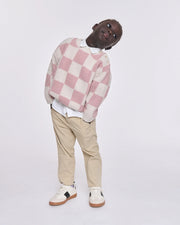Boxy Sweater • Checkers Fuzzy