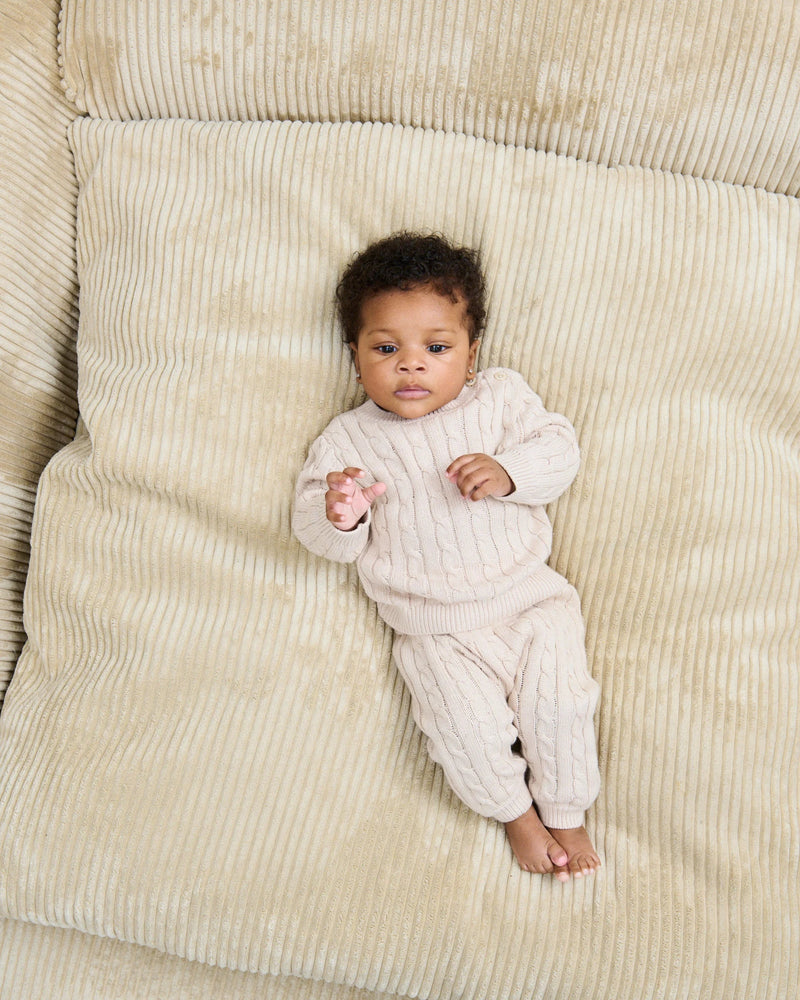 Cable Cotton Knit Set