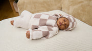 Boxy Sweater • Checkers Fuzzy