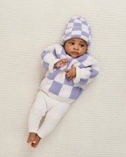 Boxy Sweater • Checkers Fuzzy