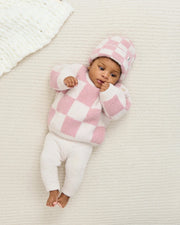Boxy Sweater • Checkers Fuzzy