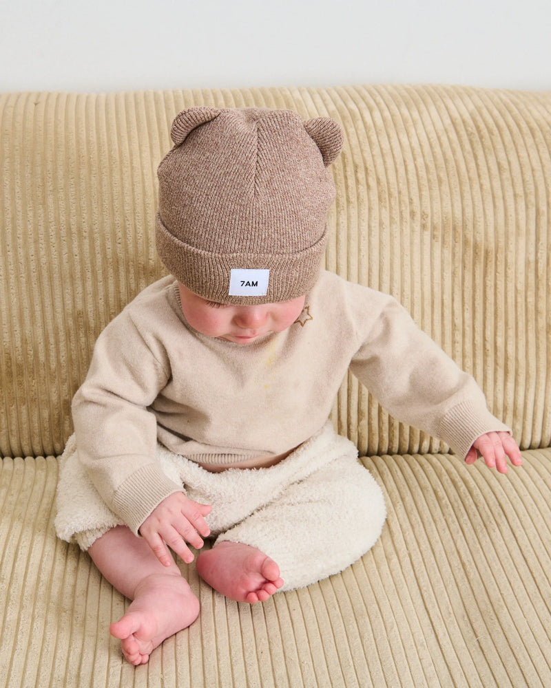 Bear Beanie • Heather