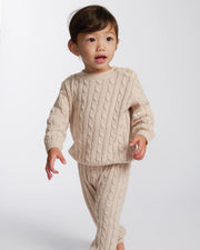 Cable Cotton Knit Set