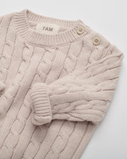 Cable Cotton Knit Set
