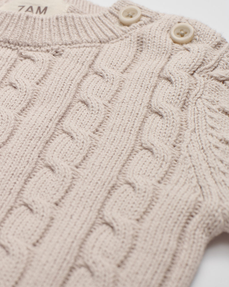 Cable Cotton Knit Set