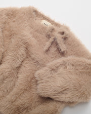 Boxy Bow Sweater • Furry