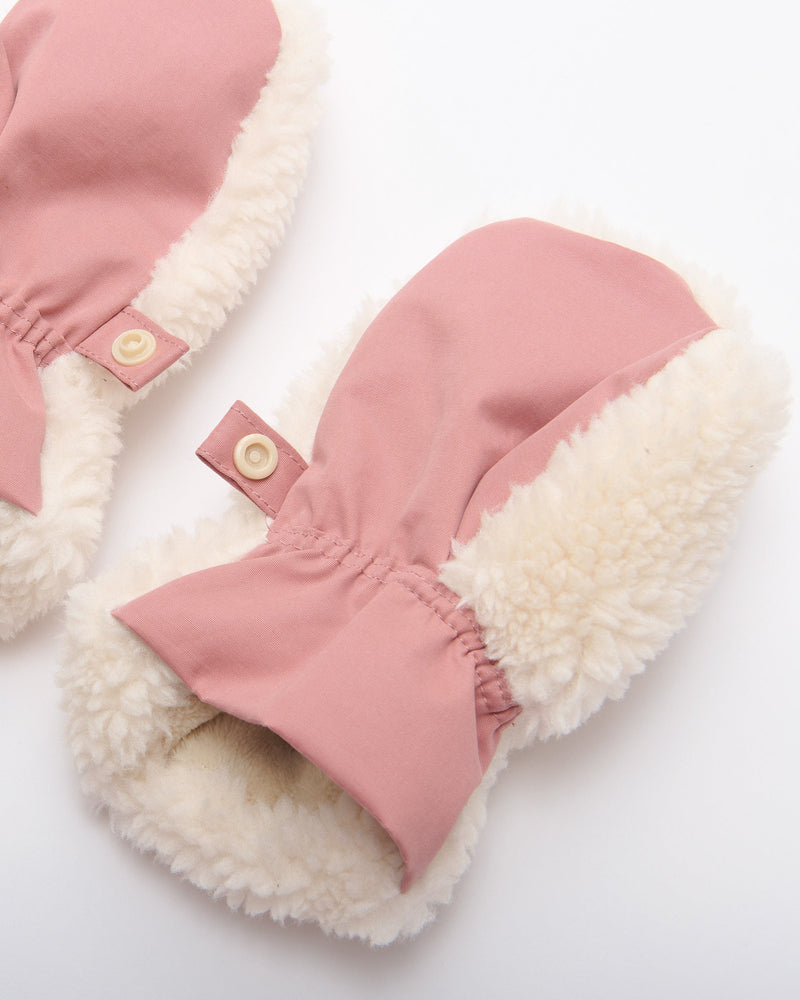 Sherpa Mittens • Benji Appliqué