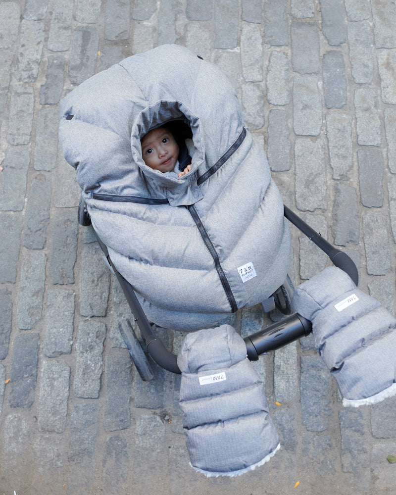 7AM - Car Seat Cocoon - Heathers - Heather Grey - 0-12M