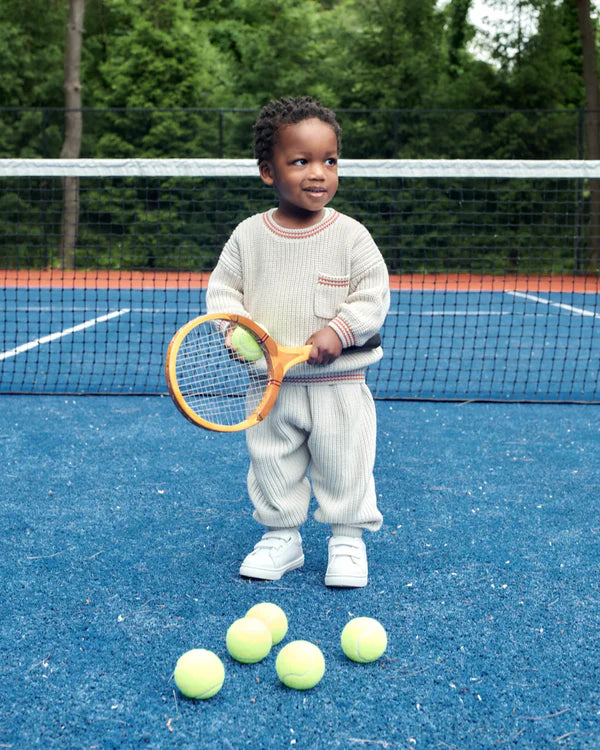 7AM - Boxy Sweater - Chunky Tennis