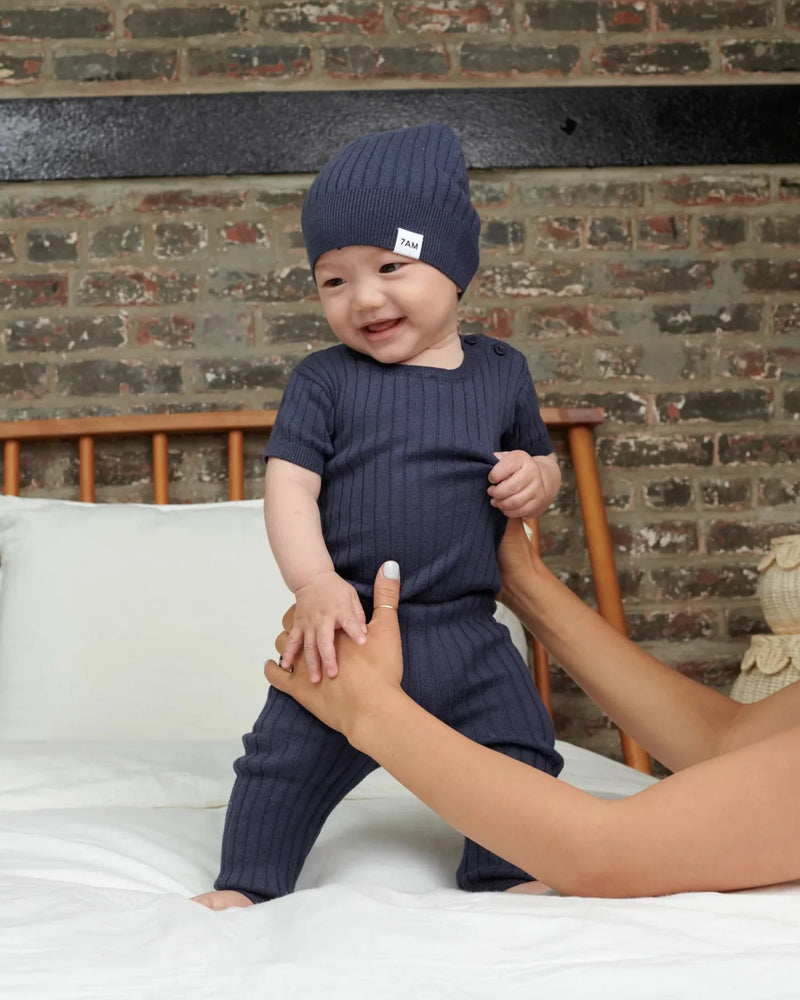 7AM Logo Cotton Beanie