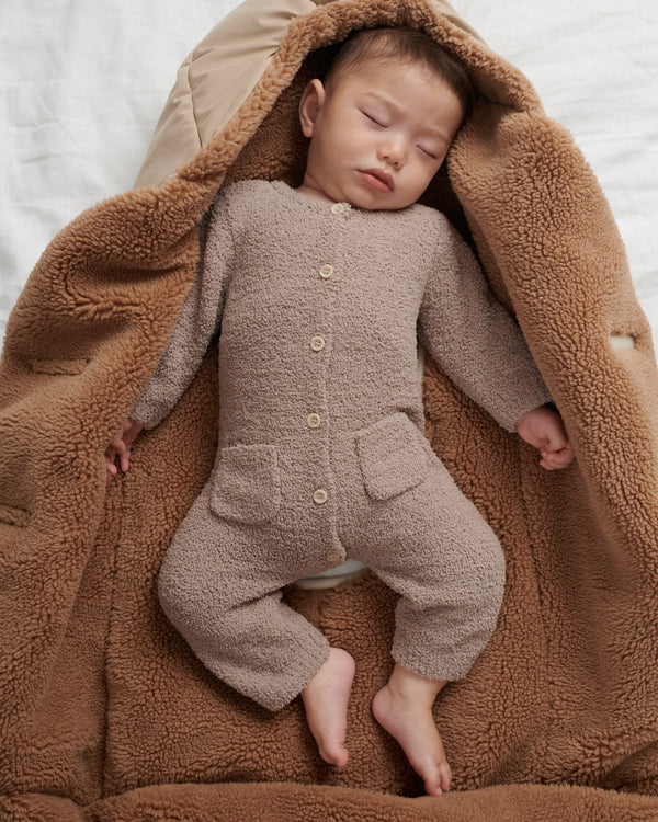 7AM- Long Sleeve Jumpsuit - Fuzzy