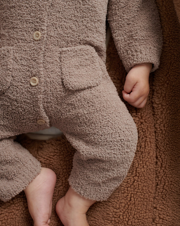 7AM- Long Sleeve Jumpsuit - Fuzzy