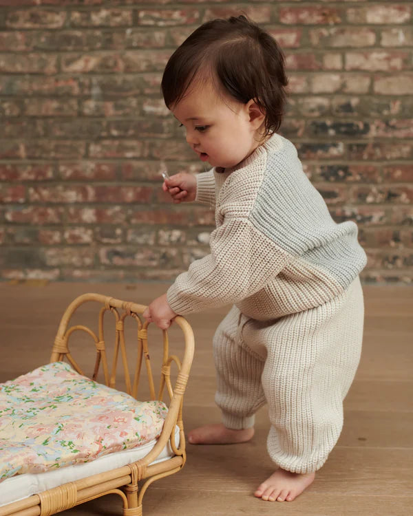 7AM - Long Sleeve Boxy Sweater - Chunky