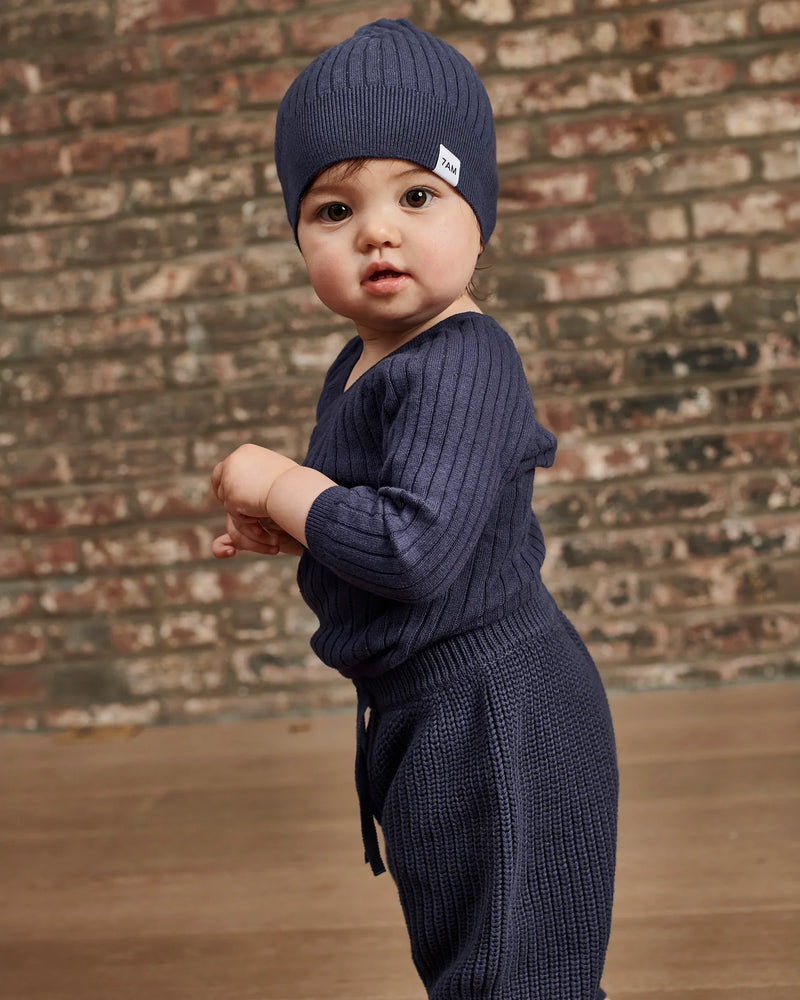7AM Logo Cotton Beanie