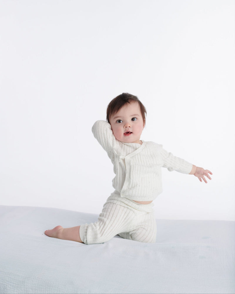 7AM - Cotton Wrap Top - Ribbed