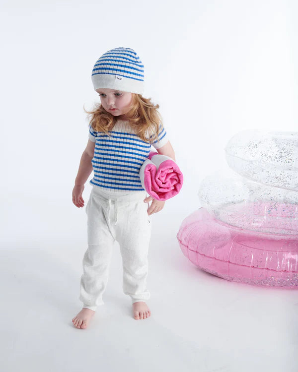 7AM - Short Sleeve Tee Marinière - Ribbed