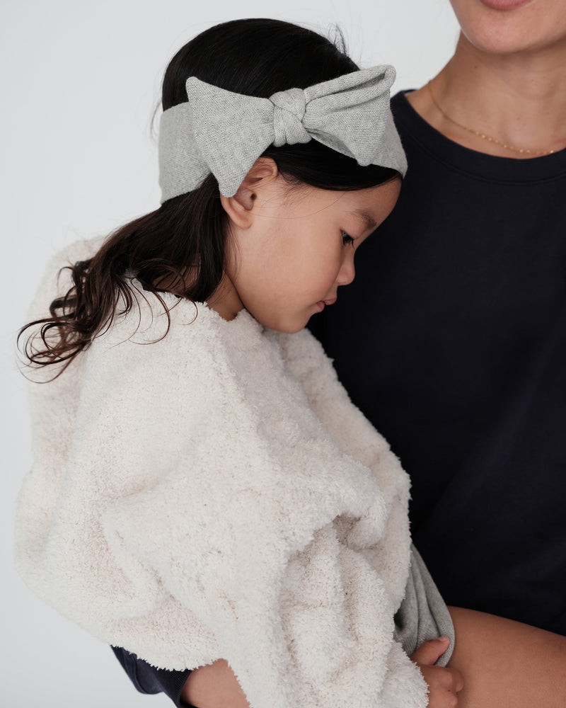 7AM - Boxy Cable Sweater - Fuzzy