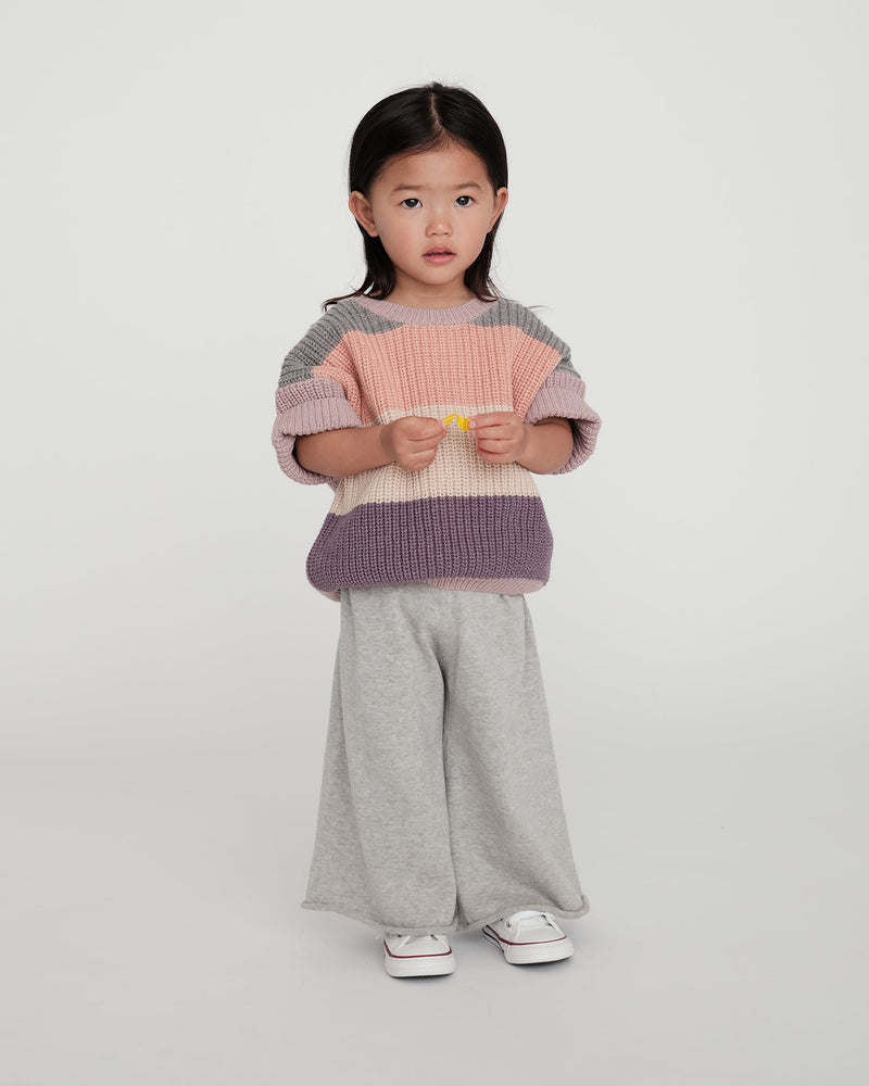 7AM - Sweater Tee Chunky | Cozy Textured Knit Pullover for Kids and Toddlers