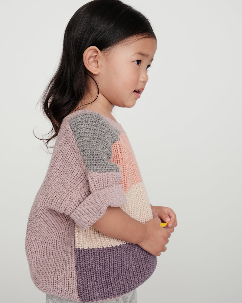 7AM - Sweater Tee Chunky | Cozy Textured Knit Pullover for Kids and Toddlers