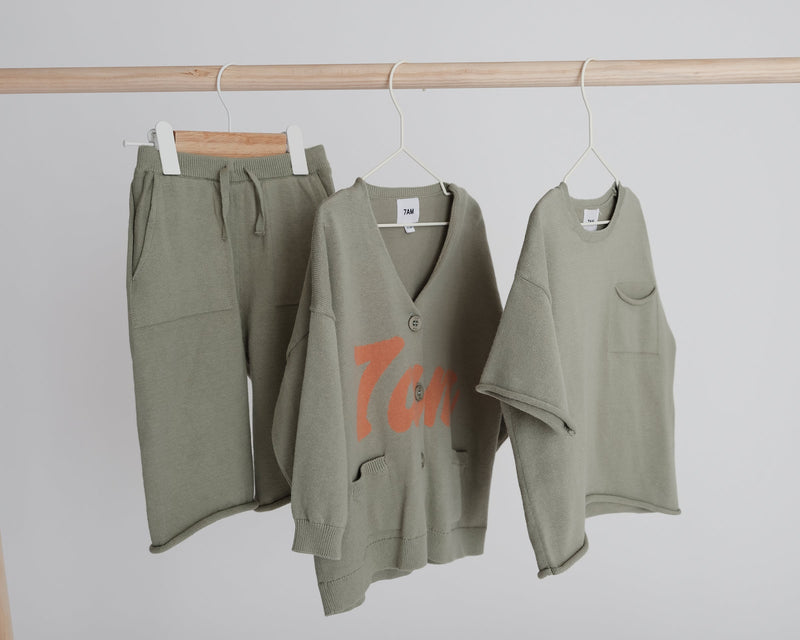 7AM - Boxy Cotton Tee Pocket