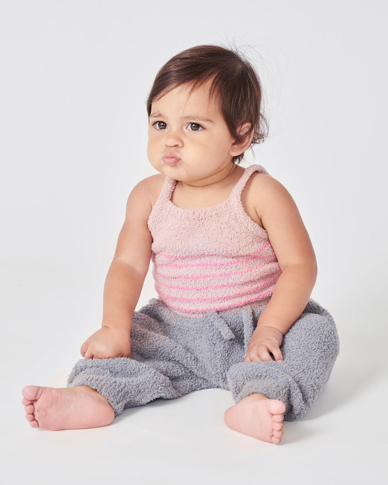 7AM - Cardigan & Camisole Set - Fuzzy