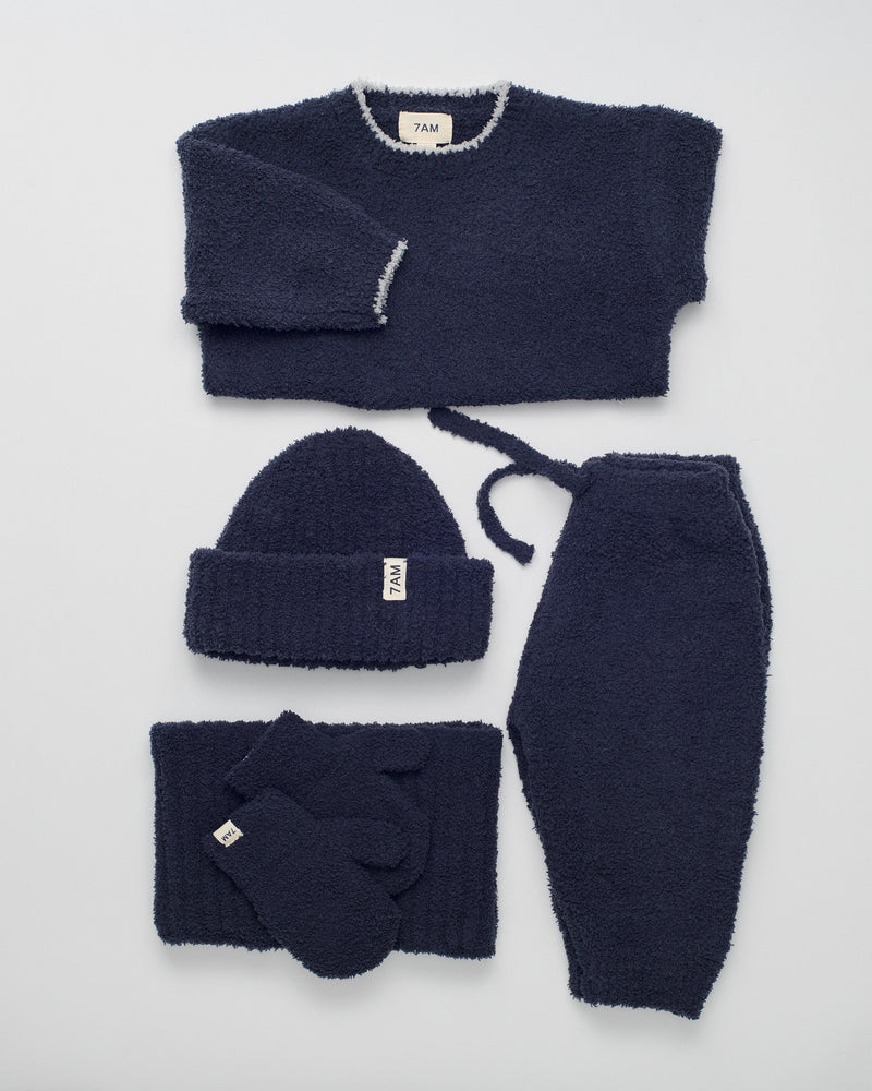 7AM - Boxy Sweater - Fuzzy