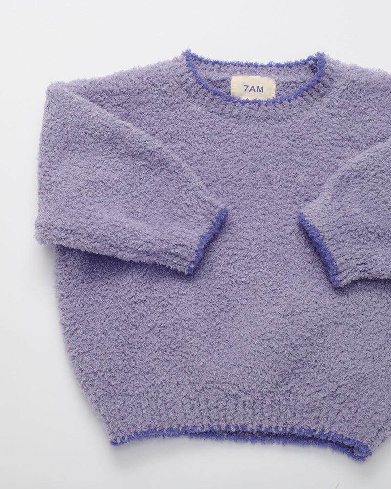 7AM - Boxy Sweater - Fuzzy