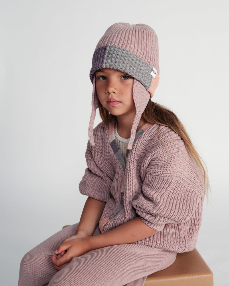 7AM - Beanie Flap Chunky | Baby and Kids Winter Beanie Collection for Cold Weather