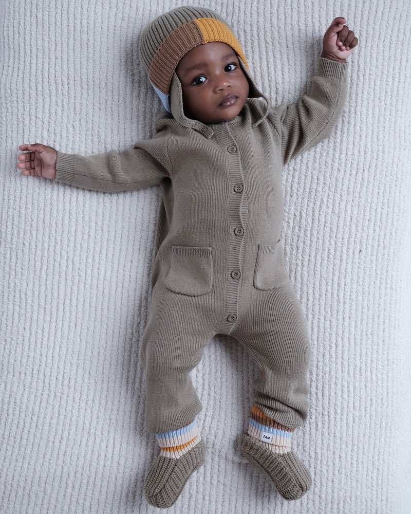 7AM - Beanie Flap Chunky | Baby and Kids Winter Beanie Collection for Cold Weather