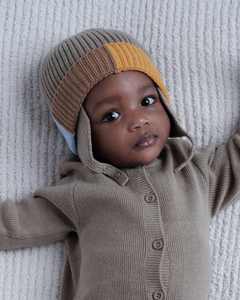 7AM - Beanie Flap Chunky | Baby and Kids Winter Beanie Collection for Cold Weather