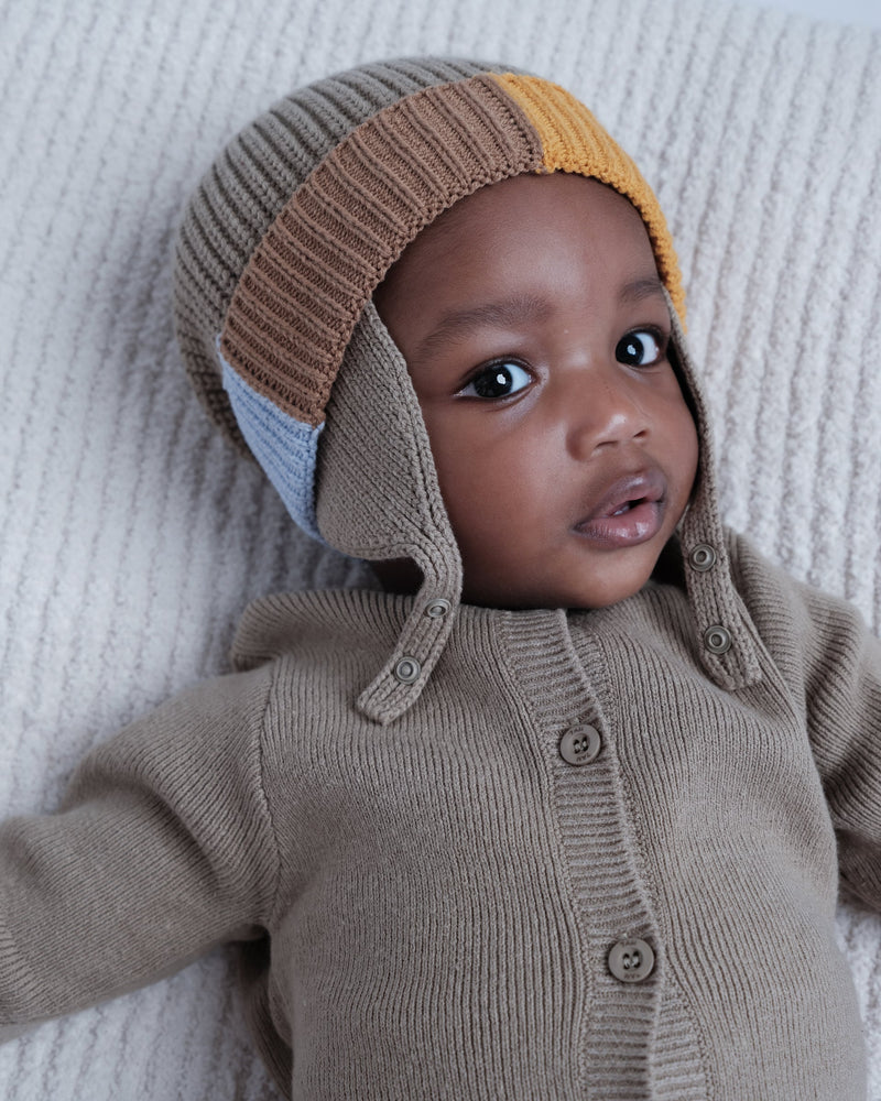 7AM - Beanie Flap Chunky | Baby and Kids Winter Beanie Collection for Cold Weather