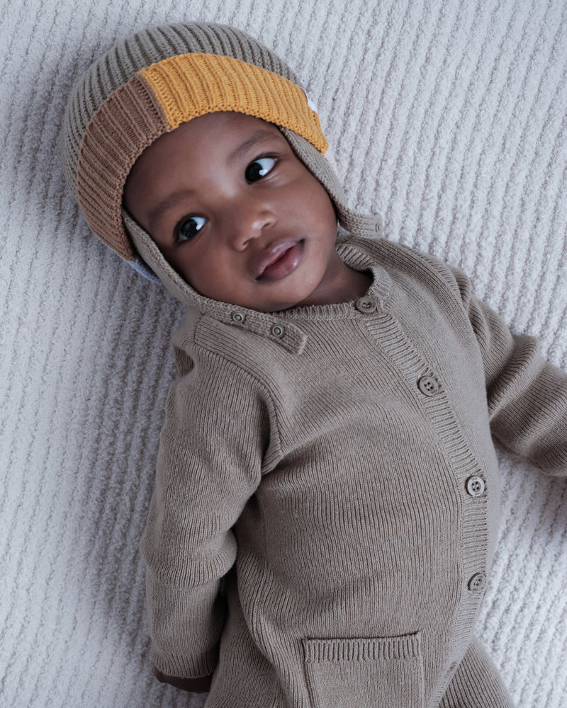 7AM - Beanie Flap Chunky | Baby and Kids Winter Beanie Collection for Cold Weather
