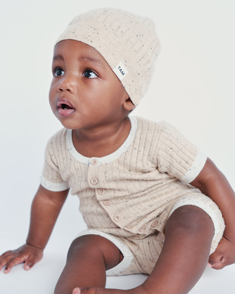 7AM Logo Cotton Beanie