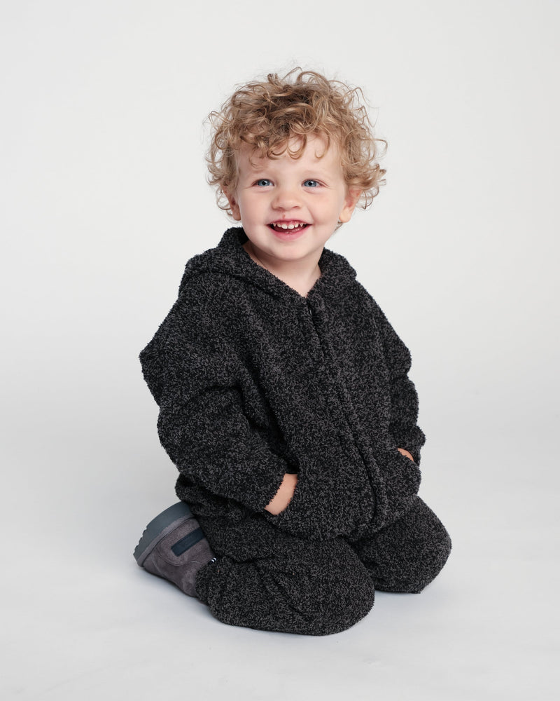 7AM Enfant - Gilet à Capuche Zippé - Peluche