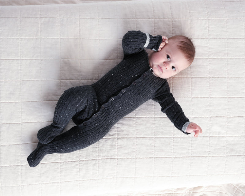 7AM - Long Sleeve Jumpsuit Footie - Hug Me