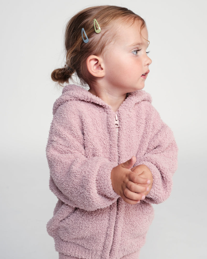 7AM Enfant - Gilet à Capuche Zippé - Peluche
