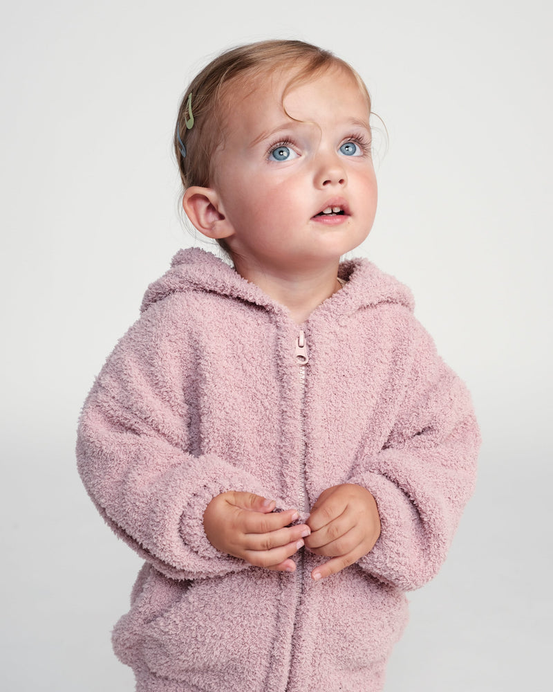 7AM Enfant - Gilet à Capuche Zippé - Peluche