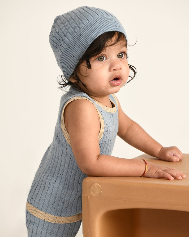 7AM - Tank Top - Hug Me - Lake Blue - 18-24M