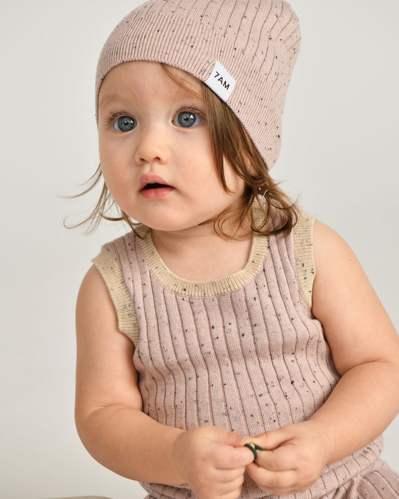 7AM - Tank Top - Hug Me - Ash Rose - 9-12M