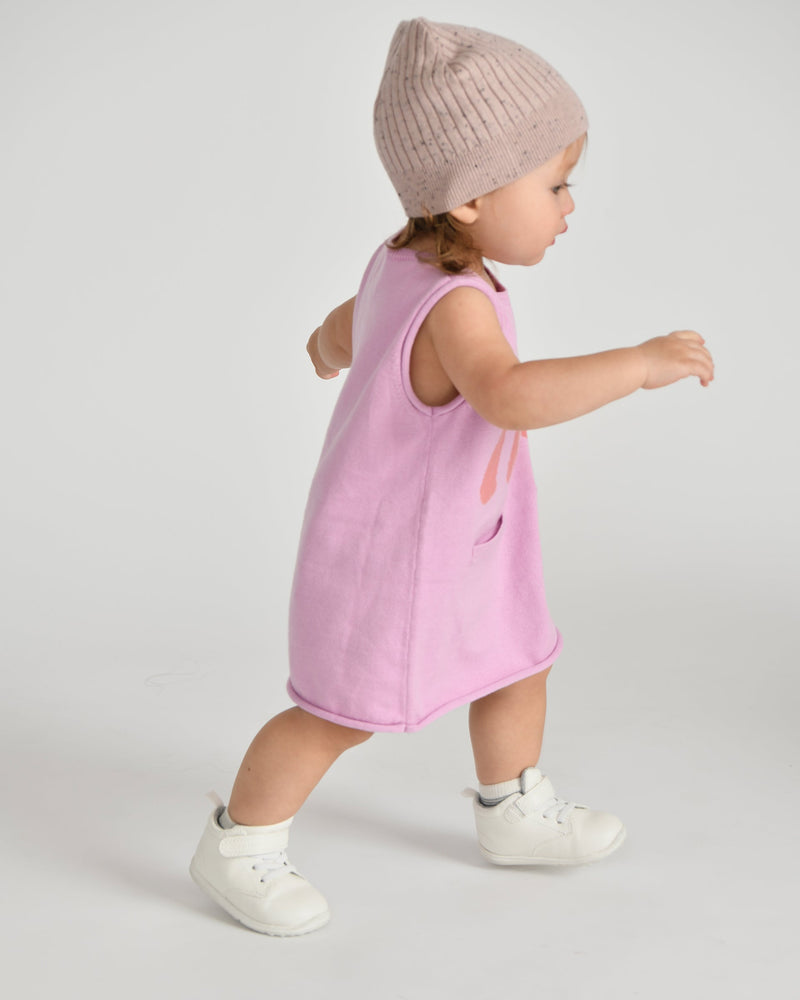 7AM - Logo Boxy Cotton Dress