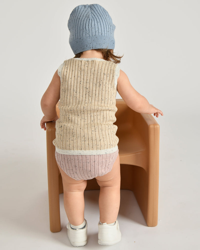 7AM - Tank Top - Hug Me - Oat - 3-4T