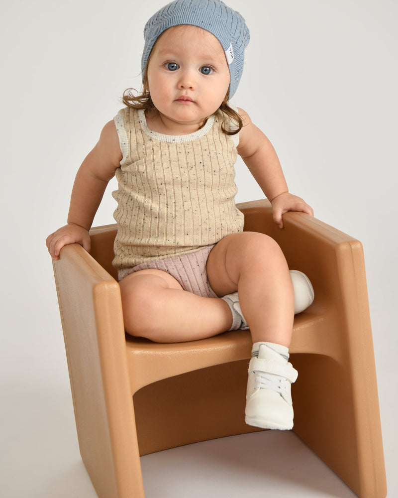 7AM - Tank Top - Hug Me - Oat - 3-4T