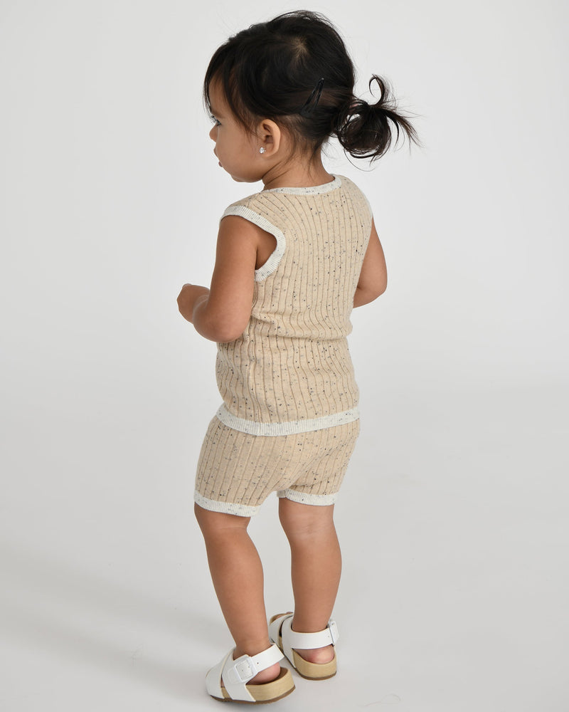 7AM - Tank Top - Hug Me - Oat - 3-6M